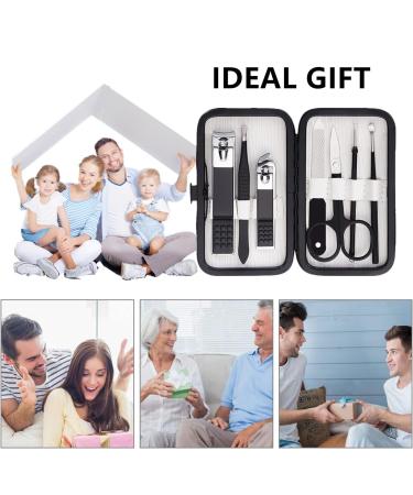 Premium Nail Clippings Set | Manicure Kit for Men | Portable Grooming Travel Case | Perfect Gift for Husband & Friends - Buy Online on GoSupps.com