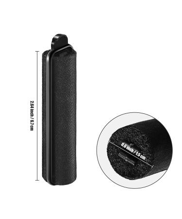 Satin Foam Sponge Hair Rollers 0.6 Inch - Pack of 60 | Soft & Flexible Hair Curlers for Styling & Perm | Black Wave Curlers - Buy Online on GoSupps.com