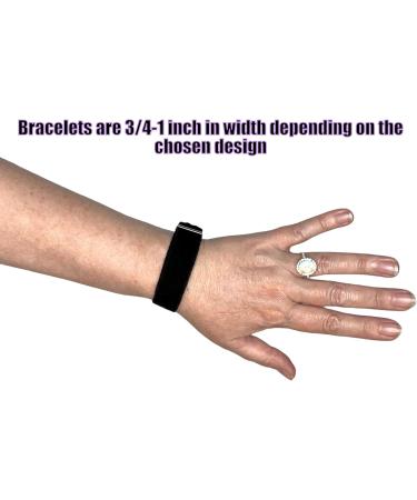 Designer Adjustable Velcro Bracelet for Movement Disease & Morning Nausea - Natural Healing (Pink Lady Large 22.9 cm) - Buy Online on GoSupps.com