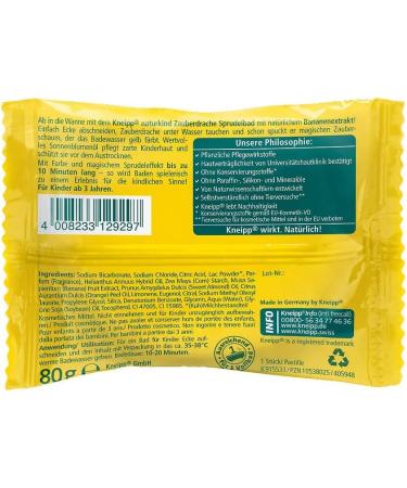 Kneipp naturkind Magic Dragon Bubble Bath - 80g (Pack of 6) | International Shipping Available - Buy Online on GoSupps.com