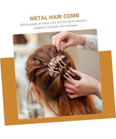 DRESSOOS Hair Comb Rhinestone Clips Rhinestone Hair Pin Hair Side Comb Rhinestone Hair Clips Hair Accessories for Women Bride Hair Accessories Tiara Decorate Bow Tie Mother Metal - Buy Online on GoSupps.com