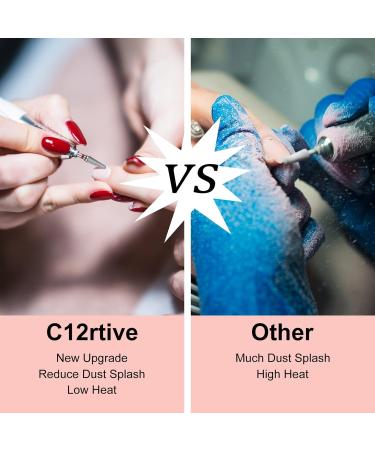 C12rtive Cone Shape Tungsten Steel Bit Nail Drill Bit for Acrylic Gel Nails Dual Nail Form Remove 3/32 Inch Nail Bit for E-File Nail Drill(Fine) - Buy Online on GoSupps.com