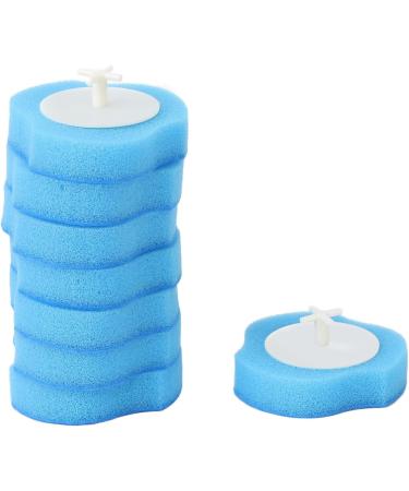 Disposable Toilet Brush Refills 16pcs Sponge Head Easily Clean Every Corner of Bathroom Water Soluble One Time Use Widely Use - Buy Online on GoSupps.com