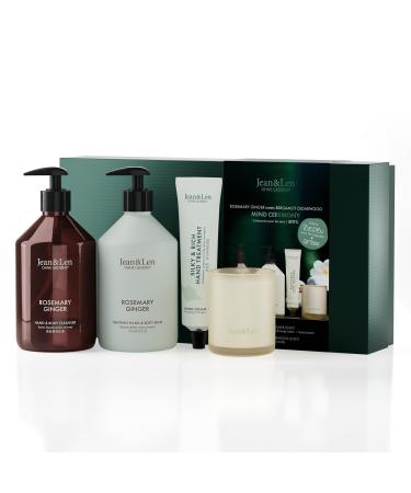 Jean & Len Mind Ceremony, premium gift box with 4 quality products, body and mind products, packaging is FSC certified, vegan gift box