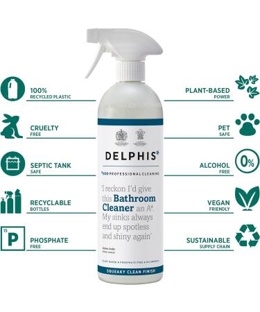 Delphis Eco 700ml Bathroom Cleaner | Eco-Friendly & Biodegradable | Natural & Unscented | 1 Count - Buy Online on GoSupps.com