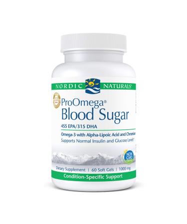 Nordic Naturals ProOmega Blood Sugar 500 mg 60 Softgels