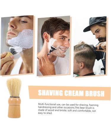 Lurrose Wood Electric Shaving Brush for Men | Hairdressing Salon Shaving Accessories & Creams - Buy Online on GoSupps.com