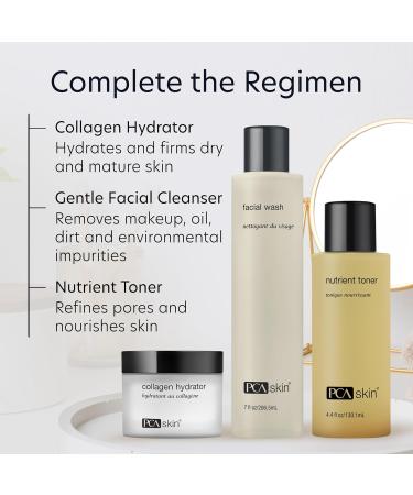 PCA SKIN Moisturizing Collagen Night Cream - Anti-Aging Face Moisturizer 1.7oz - Buy Online on GoSupps.com