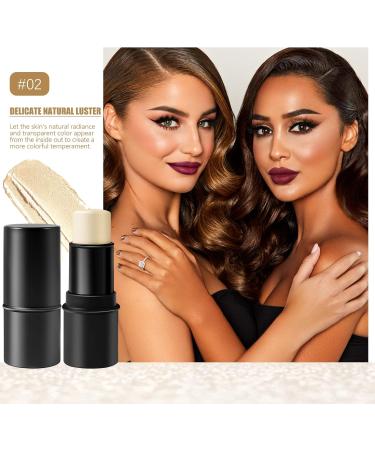 Mimore Highlighter Highlighter Makeup Highlighter Professional Makeup Highlighter Highlight Face Cream Shimmer Contour Stick Beauty Take Anywhere (#2) - Buy Online on GoSupps.com