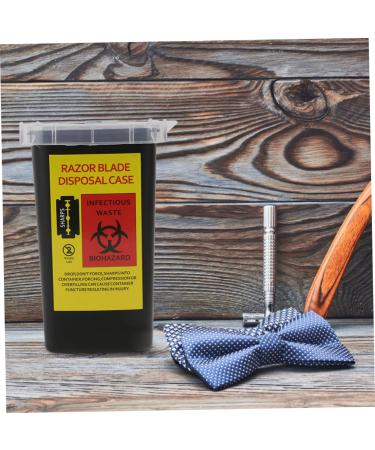 Beaupretty 6 STK Blade Storage Box | Portable Blade Dispenser & Safe Container for Sharp Objects | Flip-Top Waste Blade Cases & Plastic Mussel Shell Trash Can - Buy Online on GoSupps.com