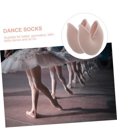 NOLITOY Dance Socks & Toe Shoes for Ballet & Yoga - Women's High Heel Pointe Shoe Pads & Toe Protectors - Beige 10x9.5cm - Buy Online on GoSupps.com