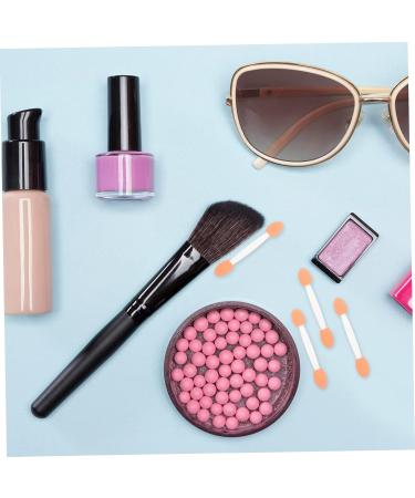 PLAFOPE 100pcs Double Ended Eyeshadow Brush Cosmetic Tool Makeup Brush Latex Sponge Eye Makeup Applicator Cosmetic Applicator Dual-side Eyeshadow Stick Makeup Tool 6.5x1.3cm White - Buy Online on GoSupps.com