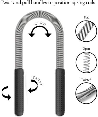 Mukazom Facial Hair Removal Spring Epilator for Women - Remove Hair on Cheeks, Neck, Upper Lip, and Chin - Black - Buy Online on GoSupps.com