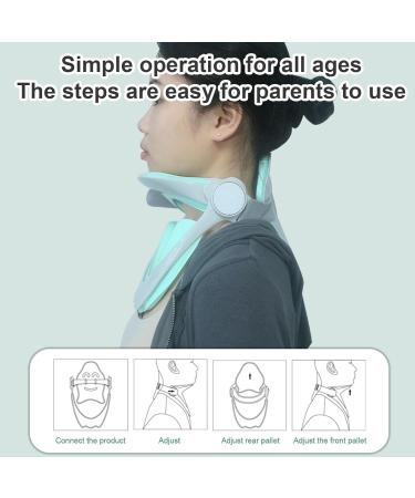 Neck Support Brace - Cervical Brace Neck Collar Neck Support | Cervical Collar Neck Brace Posture Corrector Breathable Neck Stretcher Adjustable - Buy Online on GoSupps.com