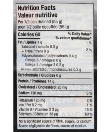 Clover Leaf Flaked White Albacore Tuna in Water - 3 x 170g 3 Count - Canned Tuna - All Natural Ingredients - High In Protein 14g Of Protein Per 55g Serving Drained Wild And Traceable Tuna Trace My Catch - Buy Online on GoSupps.com
