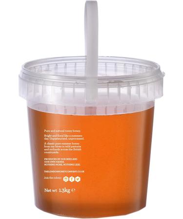 London Honey Company - British Blossom Honey Bucket 1.3kg - 100% Pure Natural Unpasteurised Raw Honey - Sustainably Produced from our own Beehives. - Buy Online on GoSupps.com