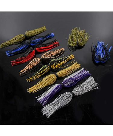 Croch Bass Jigs Set Fishing Jigs and Jigs Skirts (20pcs) - Buy Online on GoSupps.com
