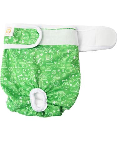 PETTING IS CARING Washable Dog Diapers - Reusable 3 Pack for Male & Female Dogs | Exclusive Design - Buy Online on GoSupps.com