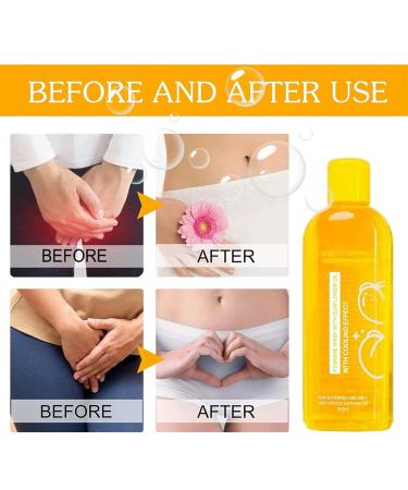 Augestpo 2023 Pretty Peach Feminine Wash - Private Parts Cleanser with Sunflower Oil (300ml) - Buy Online on GoSupps.com