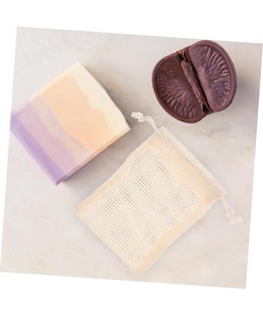 VINTORKY 5pcs Soap Storage Bag Mesh Soap Saver Soap Mesh Bag Soap Bag Soap Foaming Bag Scrubbing Cotton Linen - Buy Online on GoSupps.com