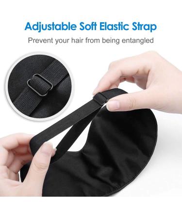Buy Black Silk Sleeping Masks - Adjustable Eye Mask for Travel & Night Sleep | Super-Soft Blindfold - Buy Online on GoSupps.com