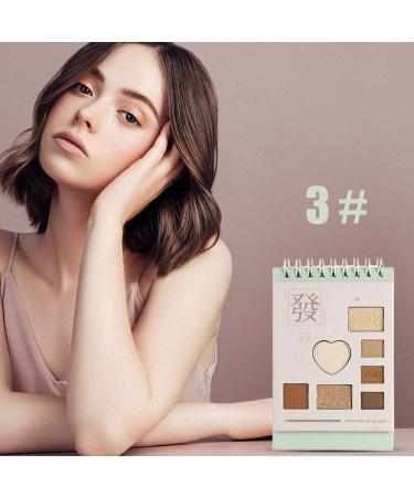 Natural Matte Eyeshadow Palette - Daily Eye Makeup Palette - 2 Shimmer Colors and 5 Matte Colors Combined Highly Pigmented Pressed Eye Shadow Makeup Pallet N/ / - Buy Online on GoSupps.com