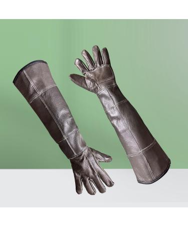 Buy Waterproof Bite-Proof Gloves for Handling Animals | 60cm Reinforced Leather Protection for Cats Dogs Lizards & More International Shipping Available - Buy Online on GoSupps.com