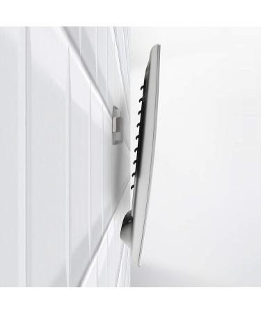 Zadro ZWTAR20S Rechargeable LED Fogless Shower Shaving Mirror - Silver & White - Buy Online on GoSupps.com