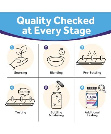 Doctor's Recipes GABA Magnesium Glycinate L-Theanine Supplement GABA (Gamma-Aminobutyric Acid) 500mg Vitamin B6 B1 B2 B3 B5 Biotin Calm Sleep Relaxation Mood Support 90 Veggie Capsules - Buy Online on GoSupps.com