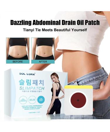 Bitong Magnetic Abdominal Fat Slimming Stickers - 7 Breathable Sheets for Targeted Weight Loss - Buy Online on GoSupps.com