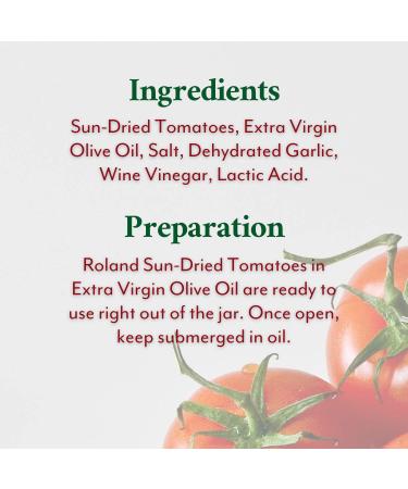 Roland Foods Sun-Dried Tomatoes in Extra Virgin Olive Oil - 3oz Jar (4 Pack) | Specialty Imported Food - Buy Online on GoSupps.com