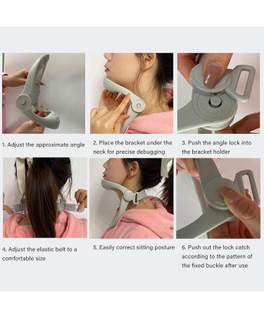 Haofy Neck Support Posture Corrector | Adjustable Neck Brace for Pain Relief | Lightweight & Portable - Buy Online on GoSupps.com