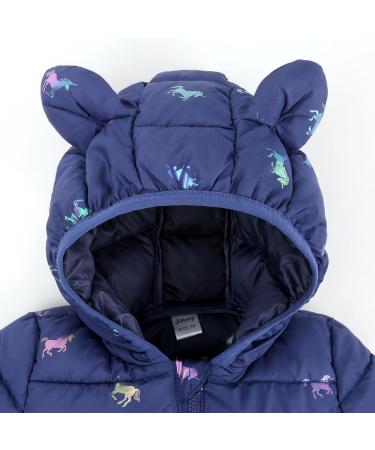 Kids Hooded Winter Puffer Jacket | Waterproof & Lightweight | Boys Girls 4-5 Years | Blue - Buy Online on GoSupps.com