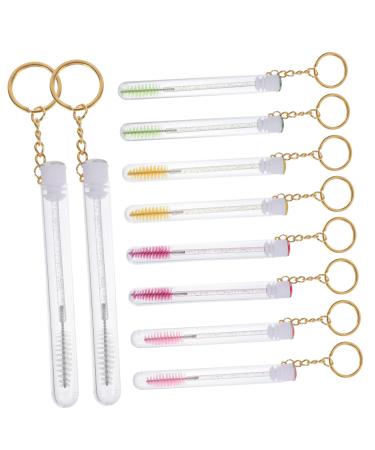 SKISUNO Lash Extension Supplies 10 pcs Diamond Mascara Tubes with Tube Women Lash for Wand Girl Crystal Mascarades Makeup