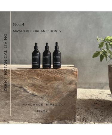 Buy ZEEK Mayan Bee Organic Honey Body Wash 16 oz - Moisturizing & Natural Skincare | International Shipping Available - Buy Online on GoSupps.com