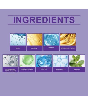 Purple Toothpaste Brightens Teeth Reduces Visible Stains Enhances Clean and Translucent Feel Freshens Breath and Maintains Healthy Gums and Enamel(3pcs) - Buy Online on GoSupps.com
