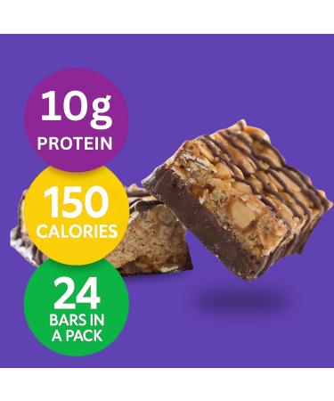 HMR Fudge Graham Protein Bar | Nutritious Snack to Support Weight Maintenance | Low Calorie Dessert | 10g of Protein | 24 Count - Buy Online on GoSupps.com