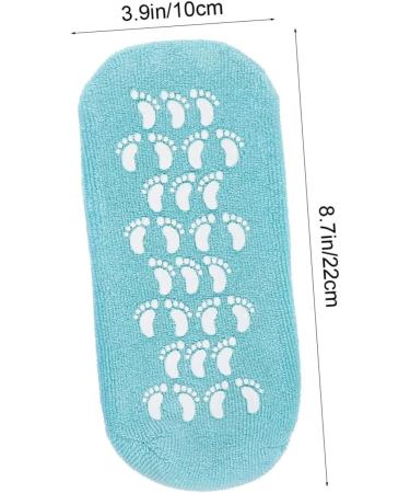 NUSITOU 2 Pairs Gel Socks Moisturizing Socks Feet Moisturizer Socks Essential Oil Heel Softening Socks Dry Feet Socks Heel Repair Sock Spa Socks for Salon Foot Cover Socks Gel Spa Socks - Buy Online on GoSupps.com