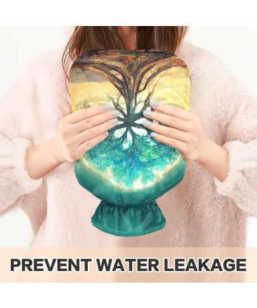 Buy Naanle Magic Tree of Life 2L Hot Water Bottle - Heat & Cold Therapy Hand/Foot Warmer with Lid - Pain Relief Solution for All Ages - Buy Online on GoSupps.com