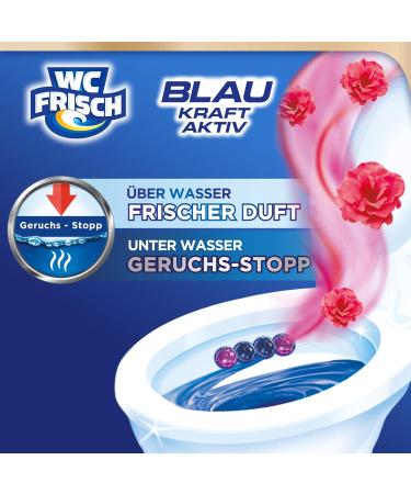 Toilet Fresh Strength Active Fragrance Base Blossom - 200g Anti-Lime Toilet Cleaner | Long-Lasting Freshness & Fragrance | 50% Lime Removal | International Shipping Available - Buy Online on GoSupps.com