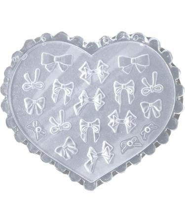 MCAORI Bowknot Nail Art Silicone Mold 3D Nail Casting Molds Embossed Nail Stencils Sculpture Mould Decorations for Manicurist - Buy Online on GoSupps.com