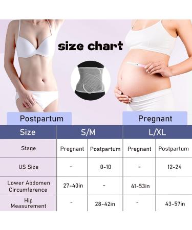 PHOSHO Postpartum Belly Band Wrap - Plus Size L/XL C Section Belly Binder for Post Abdominal Surgery Recovery - Buy Online on GoSupps.com