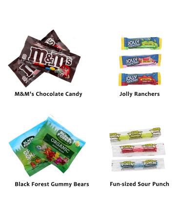 Bite-Sized Candy Care Package Gift Box - Variety Pack of Skittles, Sour Patch, Twizzlers & More! Perfect for Halloween, Birthdays, College Students, Military, Offices, and Goodie Bags! - Buy Online on GoSupps.com