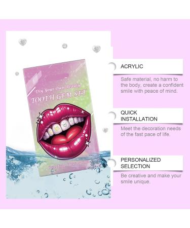 Fashion Tooth Gem Kit - DIY Tooth Beauty Decorations Multiple Styles Safe Materials For All(2PC) - Buy Online on GoSupps.com