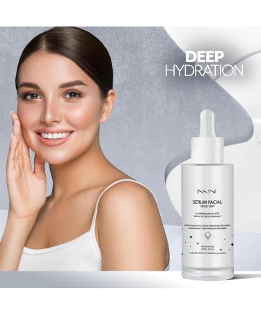 Triple Action Hyaluronic Acid Serum - Intense Hydration Anti-Aging Wrinkle Smoothing | Multi-Molecular & Seaweed Extract | 1.01 fl. oz - Buy Online on GoSupps.com
