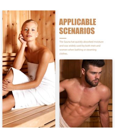 Cabilock Shower Hood Sauna Hat for Men & Women | Felt Sauna Caps & Bath Shower Headgear - Buy Online on GoSupps.com