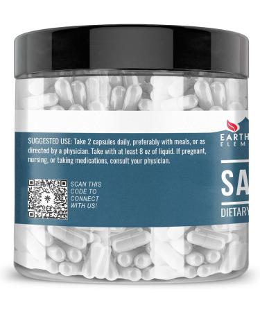 Earthborn Elements Saw Palmetto 200 Capsules Pure & Undiluted No Additives 200 Count (Pack of 1) - Buy Online on GoSupps.com