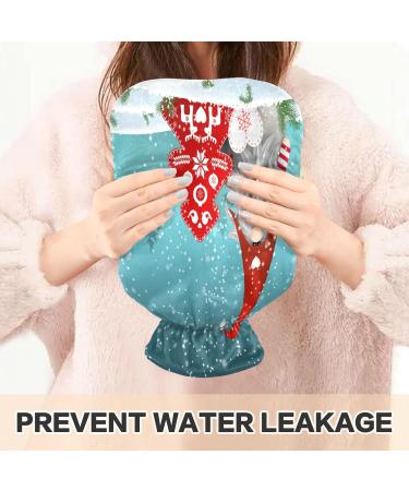 Shop Christmas Tomte Snowy Hot Water Bottle | 2L Fleece Cover - Perfect for Hot & Cold Compresses | International Shipping Available! - Buy Online on GoSupps.com