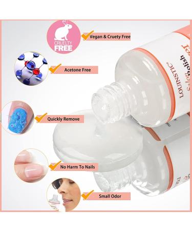 LOUINSTIC Gel Polish Remover 0.5oz - Fast & Gentle Nail Gel Remover | 3-5 Minute Removal Time - Buy Online on GoSupps.com