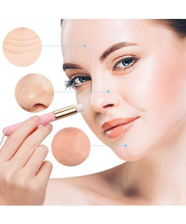 10 Soft Pink Eyelash Shampoo Brushes - Clean & Remove Eyelash Extensions | Gentle Facial & Pore Cleaning Tools - Buy Online on GoSupps.com